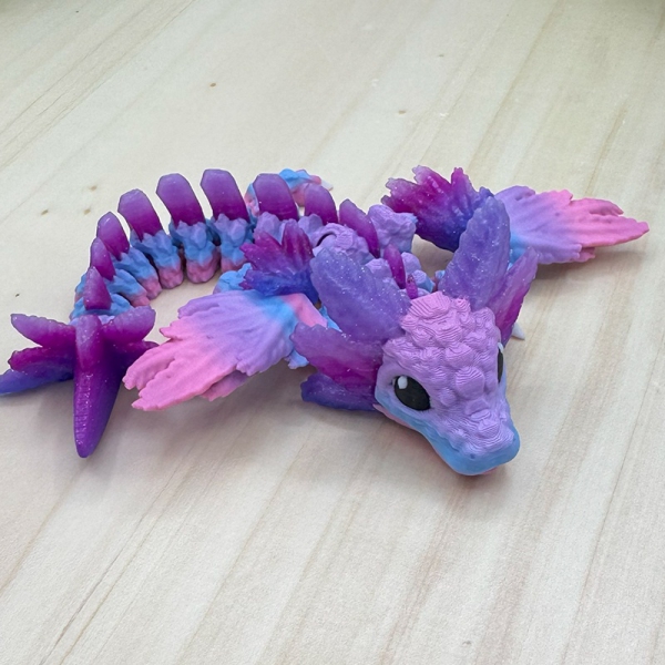 Mini Axolotl-Drache mit Flügel
